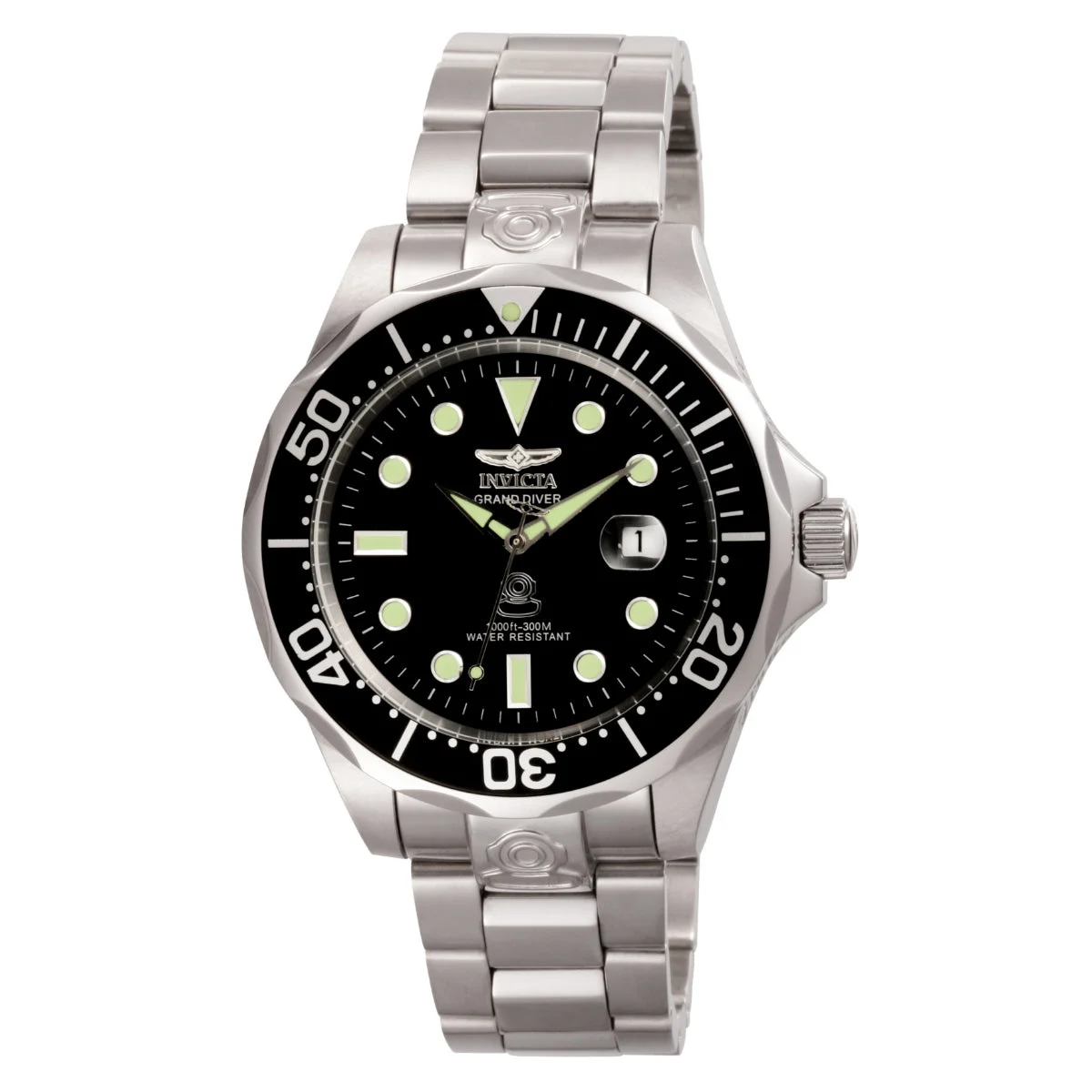 Invicta Grand Diver Deep Garrison Automatic Watch - 47mm. Steel (3044) 47 mm kol saati