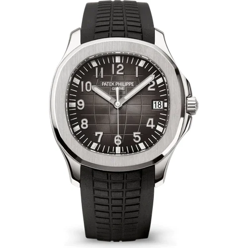 Patek Philippe Aquanaut Date Black Strap Stainless Steel 5167A-001 40.8 mm kol saati