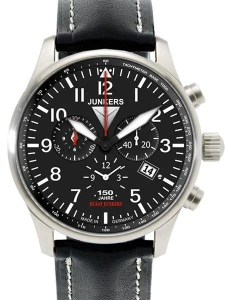 Junkers Years Hugo Chronograph Alarm Watch #6684-2 kol saati