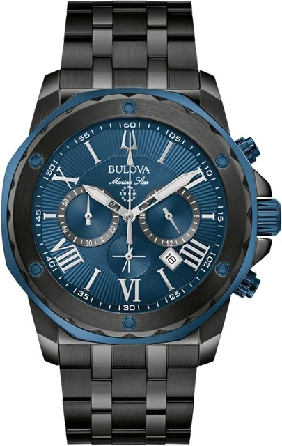 Bulova Marine Star Men's Chronograph 98B410 kol saati