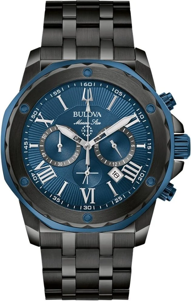 Bulova Marine Star Men's Chronograph 98B410 44 mm kol saati