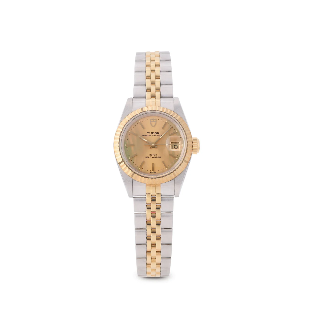 Tudor TUDOR, REF. 92413, PRINCESS OYSTERDATE, 18K YELLOW GOLD AND STEEL kol saati