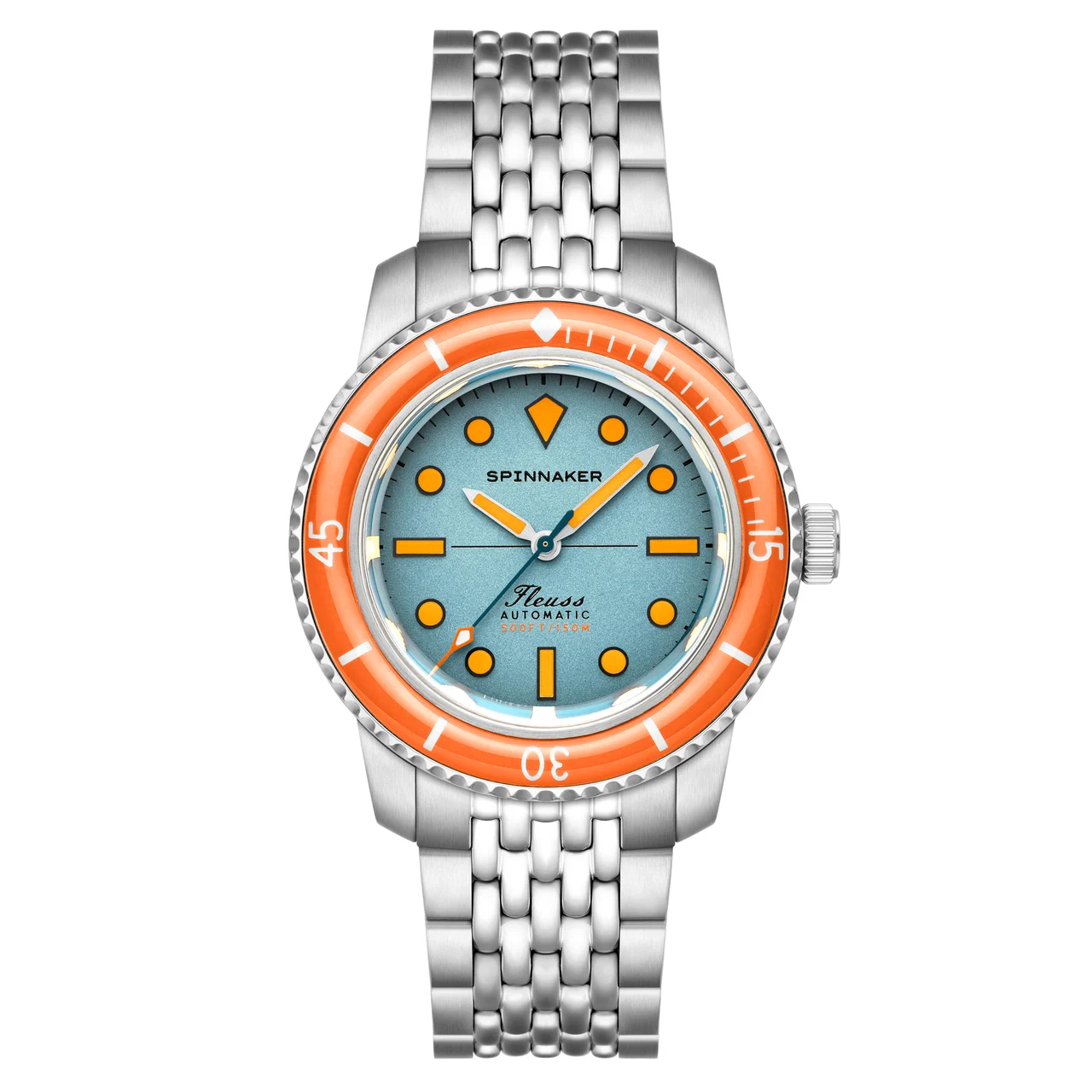 Fleuss 40 Automatic Teal Mirage SP-5133-CC 40 mm kol saati