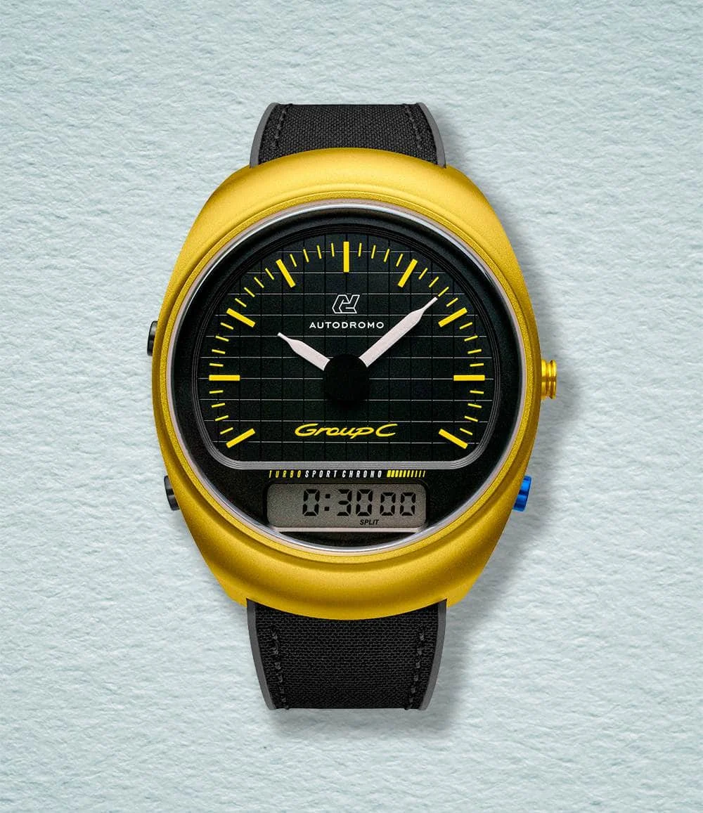 Autodromo - Instruments for Motoring Group C Turbo Sport Watch Collection sku-44026647052422 40 mm kol saati