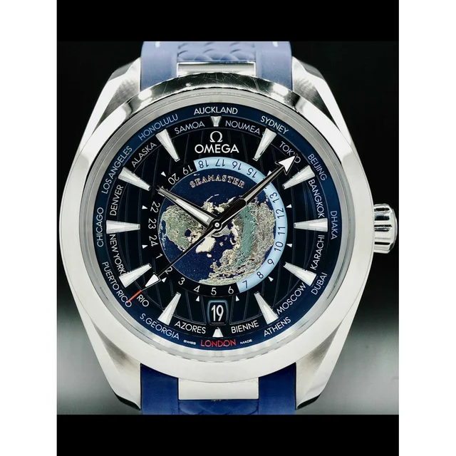 OMEGA Seamaster Aqua Terra 150m GMT World Timer 43mm 220.12.43.22.03.001 210000036215 kol 