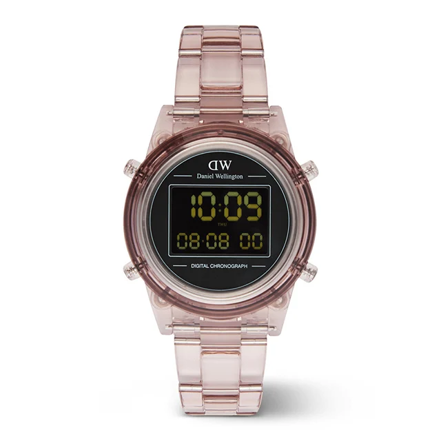 DANIEL WELLINGTON Retro Digital Dark Pink DW00600764 kol saati