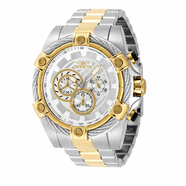 Invicta Bolt Valkir Watch - 52mm, Gold, Steel (69800) kol saati