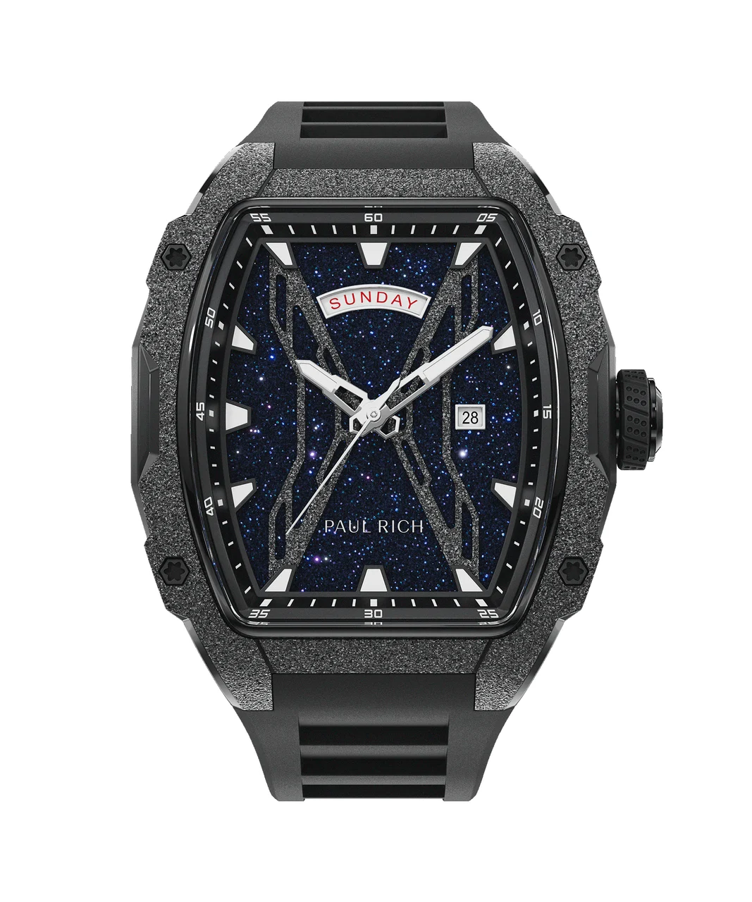 Paul Rich Astro Day & Date 5188Bblack 43 mm kol saati
