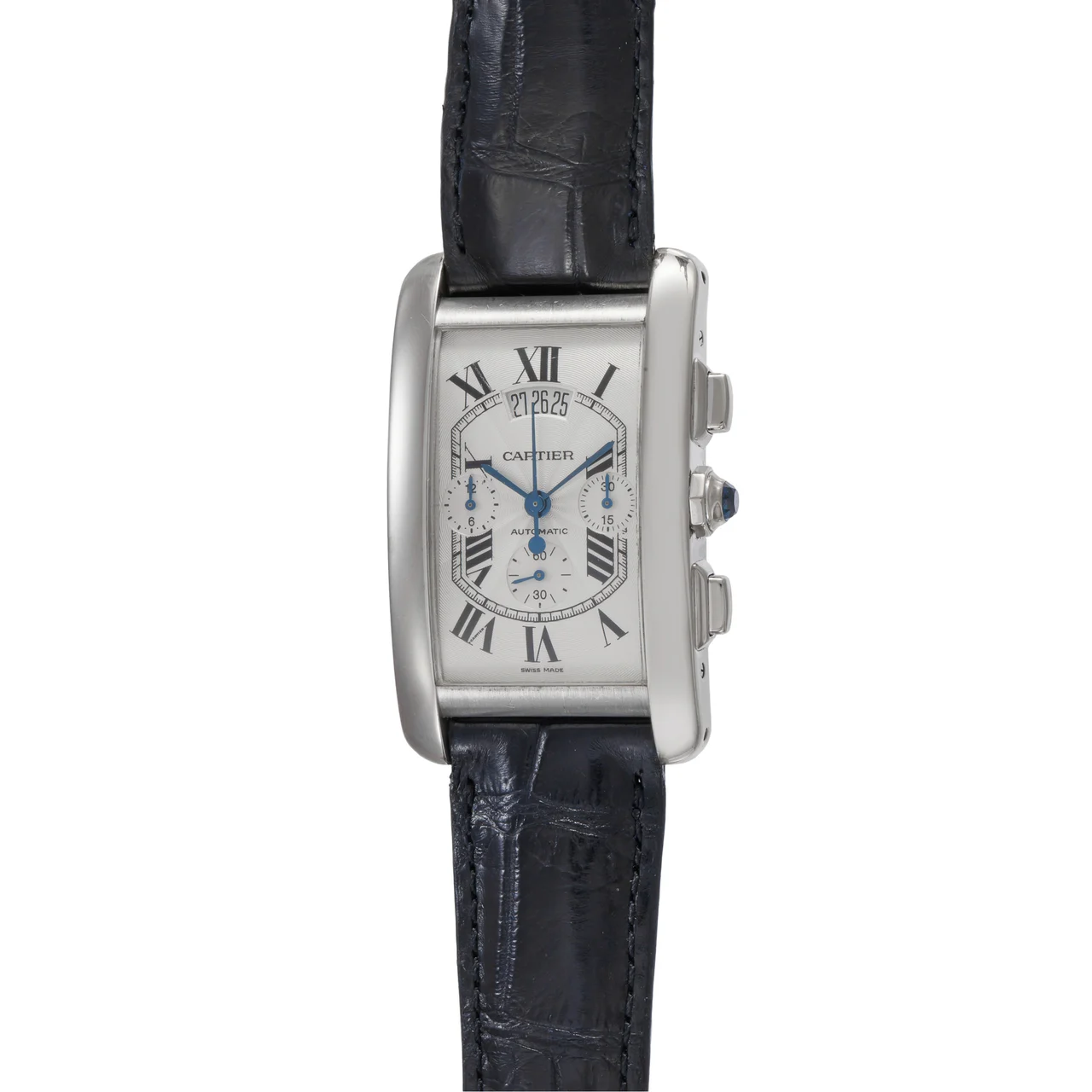 Cartier CARTIER REF. 3073, TANK AMÉRICAINE CHRONOGRAPH, 18K WHITE GOLD kol saati