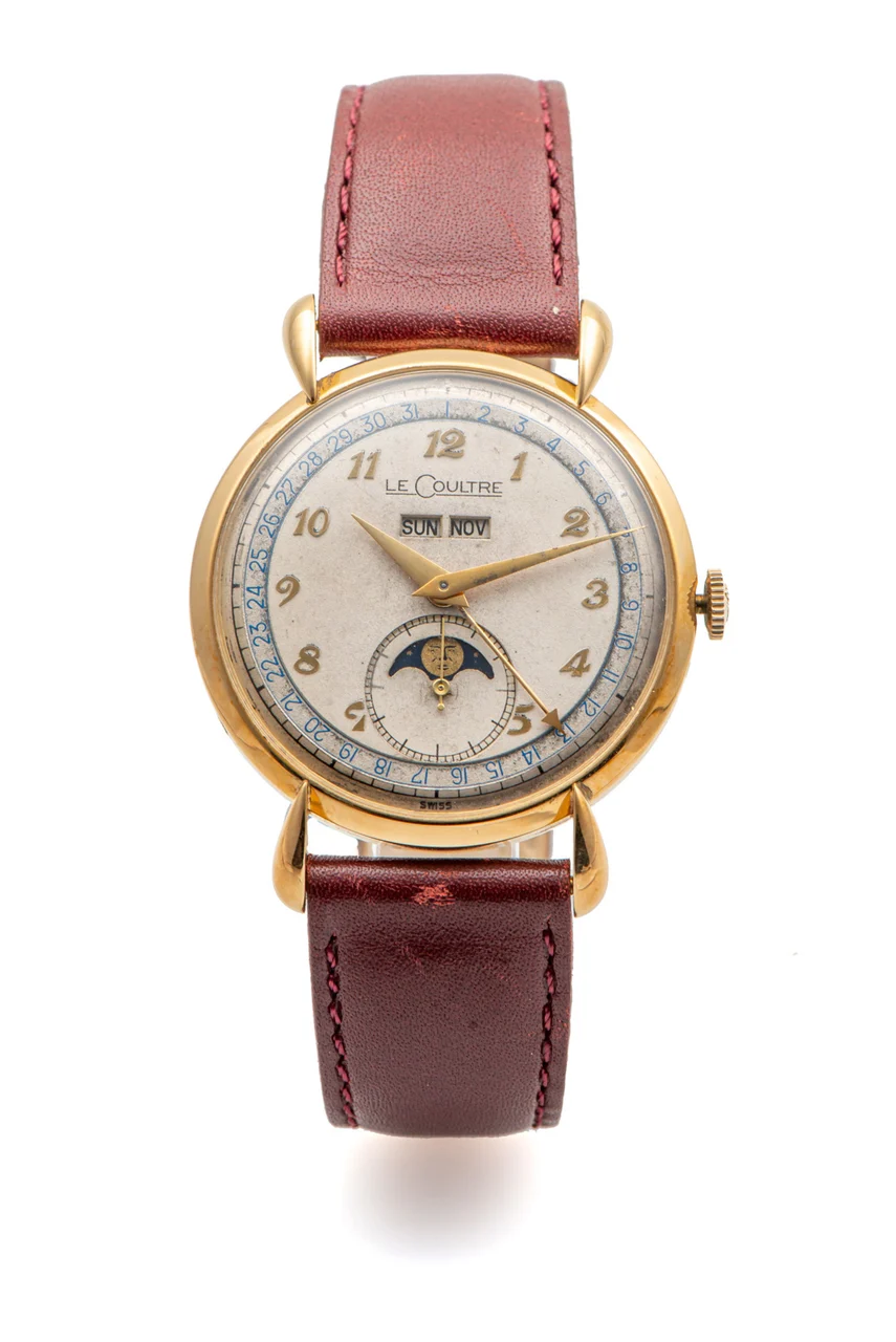 Lecoultre LECOULTRE, REF. 2722, TRIPLE DATE MOONPHASE, YELLOW GOLD kol saati