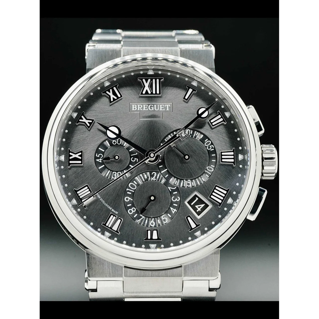 Breguet Marine Chronograph 5527TI 210000033609 42.3 mm kol saati