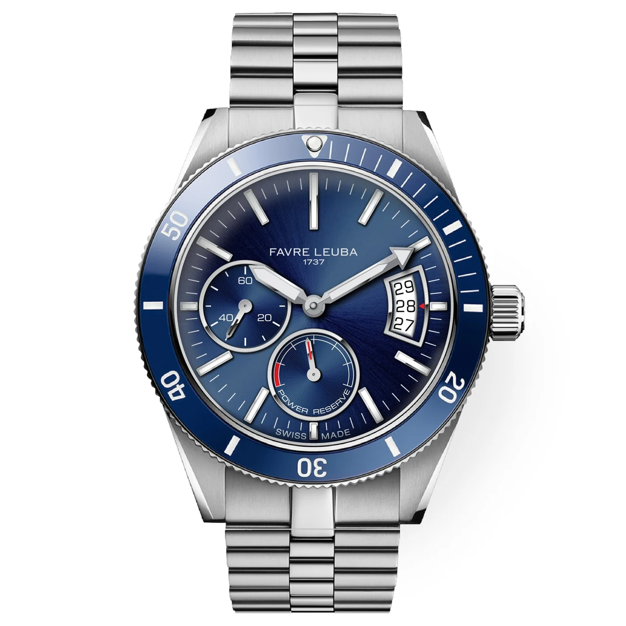Favre Leuba Deep Raider Power Reserve 00.20310.109.02.200 40 mm kol saati