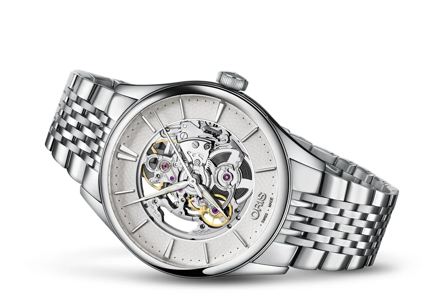Oris Artelier Skeleton 01 734 7721 4051-07 8 21 79 40 mm kol saati