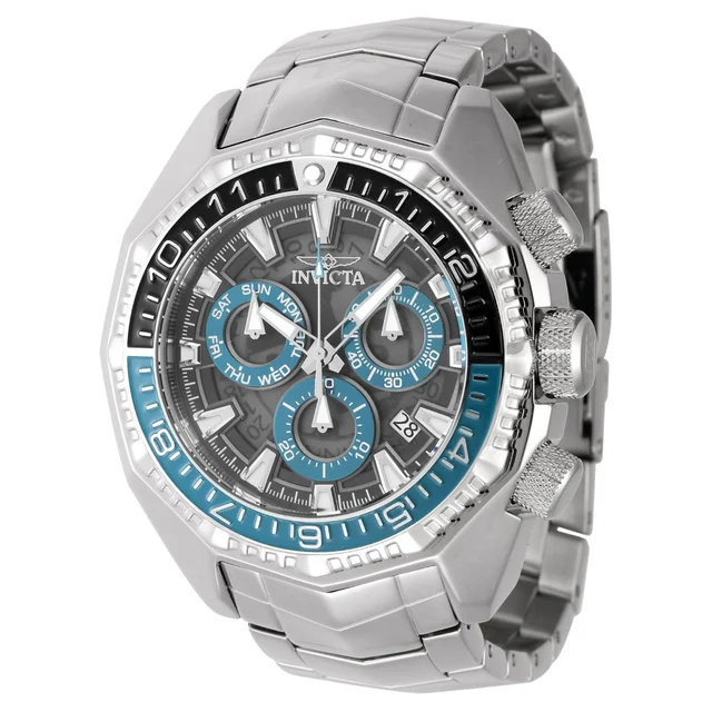 Invicta Akula Tellurion Swiss Ronda Z60 Caliber Watch - 55mm. Steel (44292) kol saati