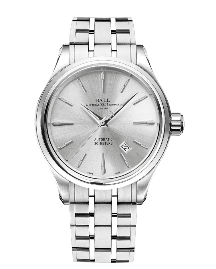 Ball Trainmaster NM9080D-S1J-SL 40 mm kol saati