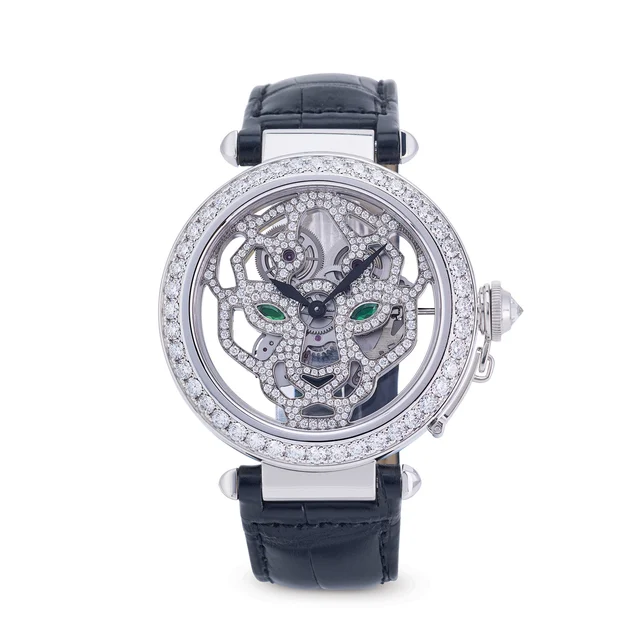 Cartier CARTIER, REF. HPI00365, PASHA DE CARTIER, SKELETON, UNWORN, 18K WHITE GOLD AND DIA