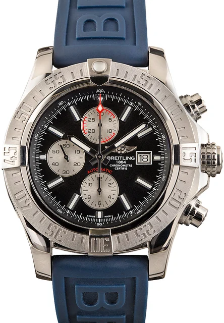 Breitling Super Avenger II Black Dial A1337111B1A1 kol saati