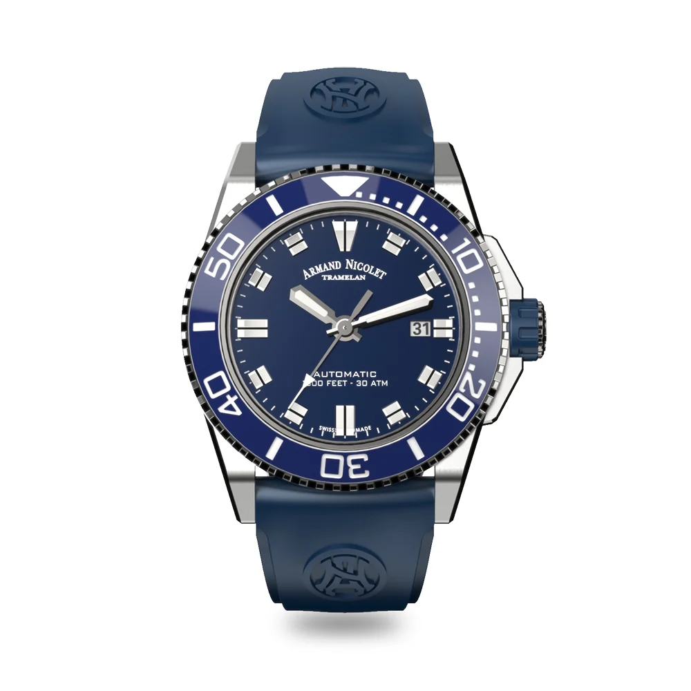 Armand Nicolet Armand Nicolet JS9 A480AGU-BU-GG4710U 44 mm kol saati