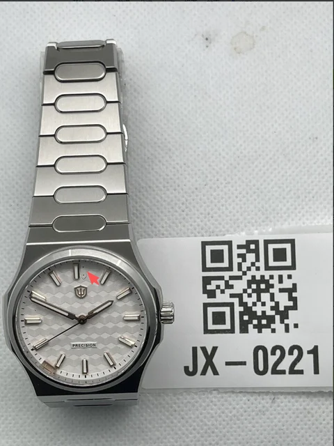 Watchdives Premier WD0016B Square-Block Faceted Dial Original Design eu-pre-owned-watchdiv