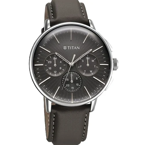 Titan Light Leathers 90200SL02 42 mm kol saati