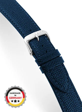 RIOS Grained Leather French - Ocean Blue - Genuine Cowhide 4512/RI kol saati