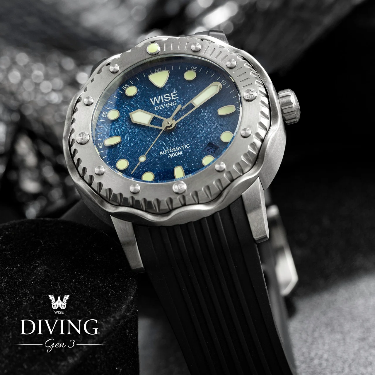 WISE DIVING 300M. Gen 3 Titanium DTB331 44 mm kol saati