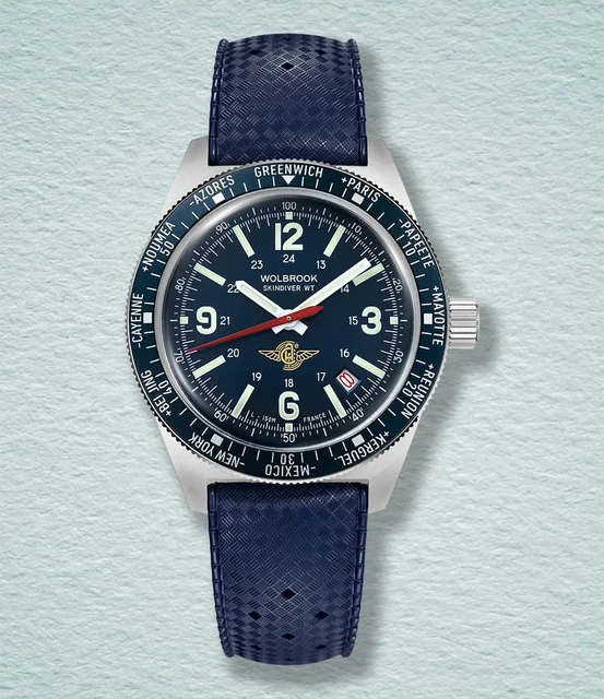 Wolbrook Skindiver WT Automatic — Aéro-Club de France Special Edition 25-SWA-004-RB1-BLU-S