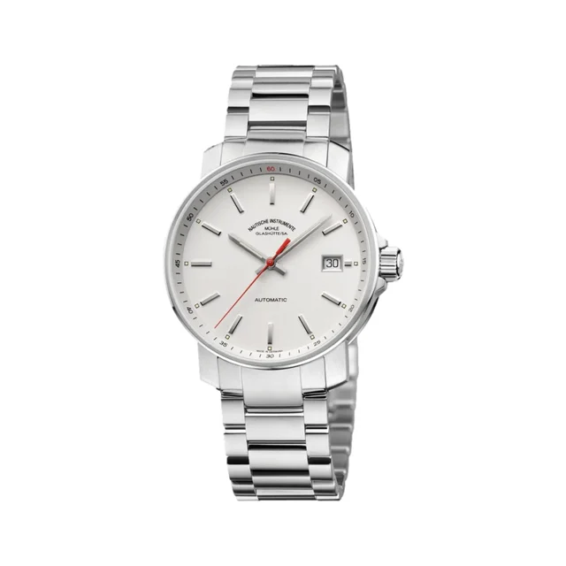 Muhle Glashutte White on Bracelet M1-25-21-MB kol saati