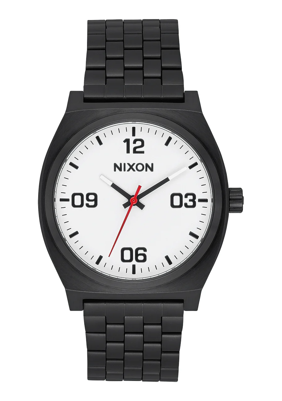 Nixon US Time Teller Corp - Black / White A1247-005-00 kol saati