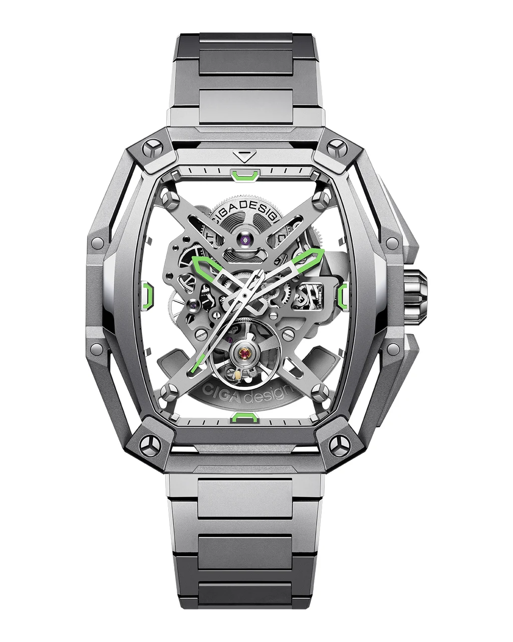 CIGA Design Ciga.z.h.silver 43 mm kol saati