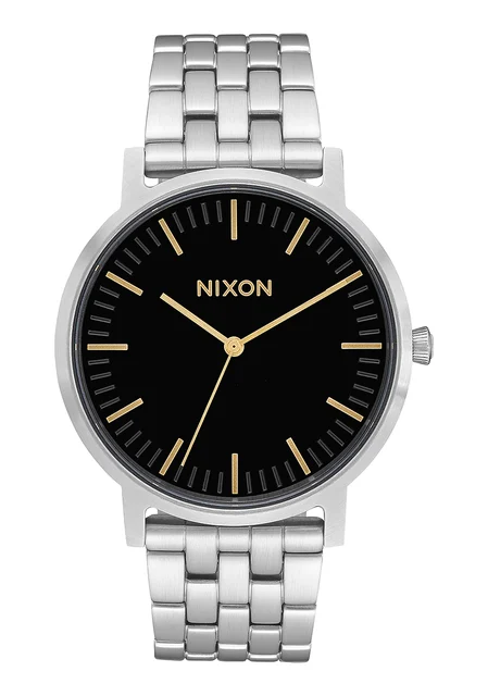 Nixon US Porter - Black / Gold A1057-010-00 kol saati