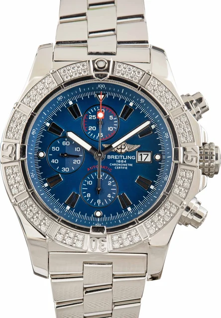 Breitling Super Avenger Blue Dial A1337053/C757 kol saati
