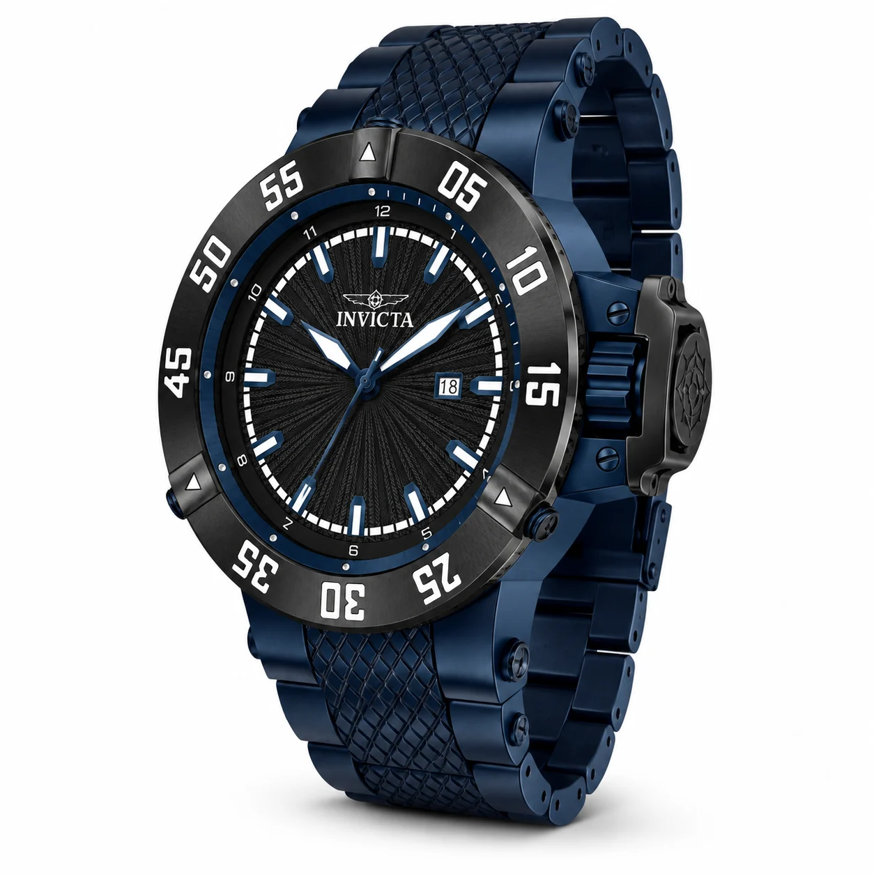Invicta Subaqua Noma III Watch - 50mm, Blue (50795) 50 mm kol saati