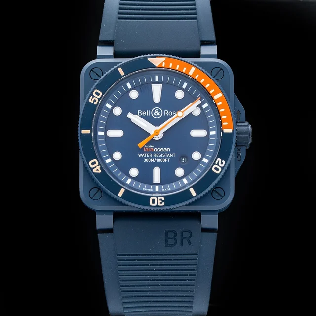 Bell & Ross Tara Blue Ceramic 210009N31914 kol saati