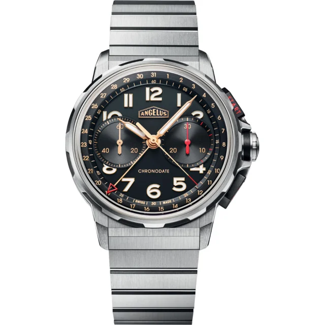 Angelus Chronodate Titanium Black Titanium 0CDYF.B02A.M009T kol saati