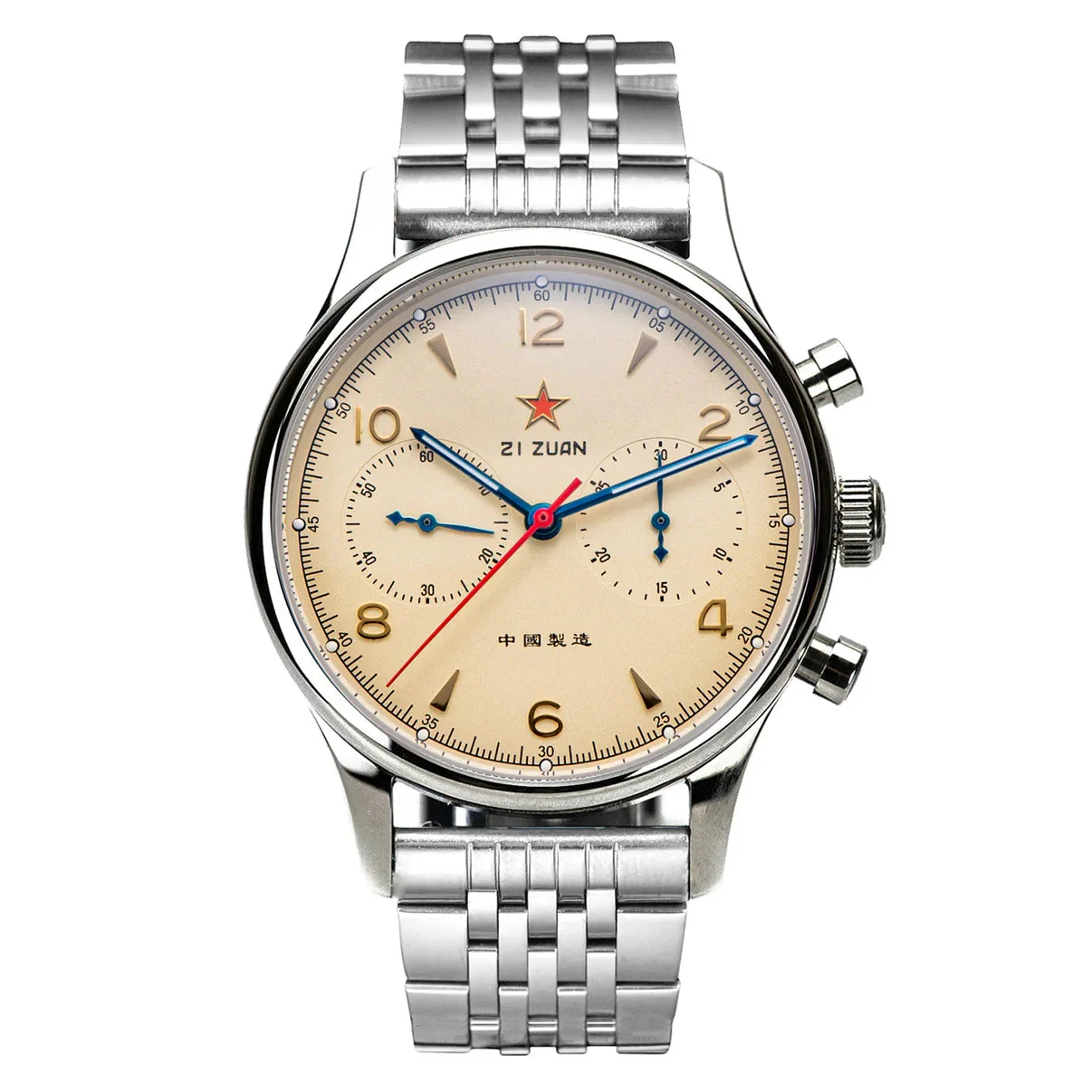 Sea-Gull Seagull Movement Chrono Heritage SU1963RD40S 40mm 1963 (non 40 mm kol saati