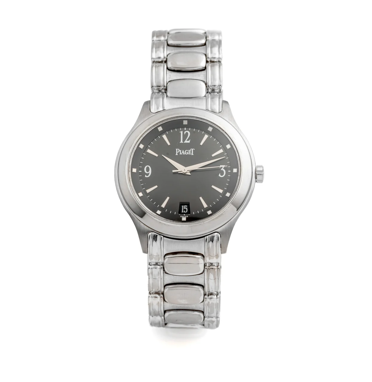 Piaget Ref. 26001, self-winding, centre-seconds, date, integrated bracelet; “Citea”; 18K white gold kol saati