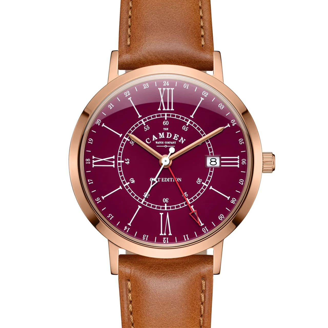 The Camden Watch Company 27-GMT-36C 37 mm kol saati