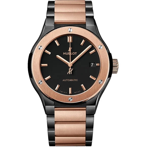 Hublot Classic Fusion Ceramic King Gold Bracelet 45mm 510.CO.1180.CO NAP210000026725 45 mm kol saati