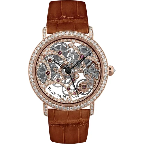 Blancpain Villeret Squelette 8 Jours 6633 2900 55B kol saati
