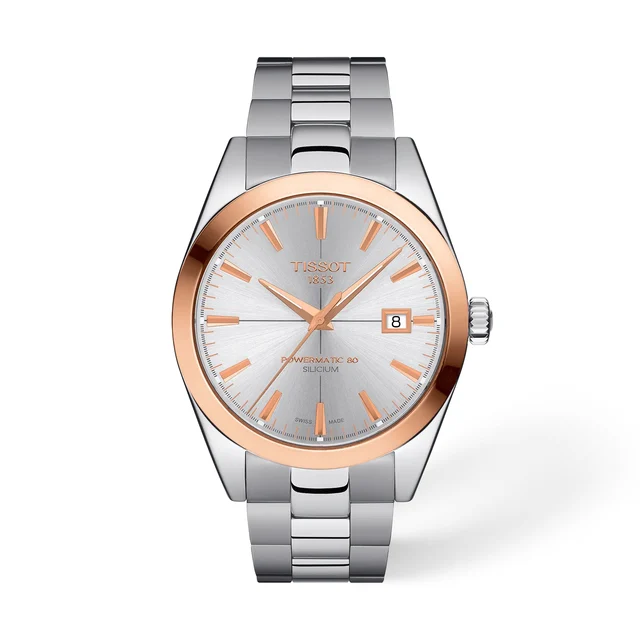Tissot Gentleman Gold bezel 40mm T9274074103100 kol saati