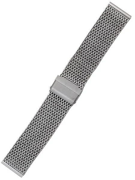 Staib Polished Finish Milanaise Mesh Bracelet #ST-ST-2906-20811SBL (Straight End, 20mm) kol saati