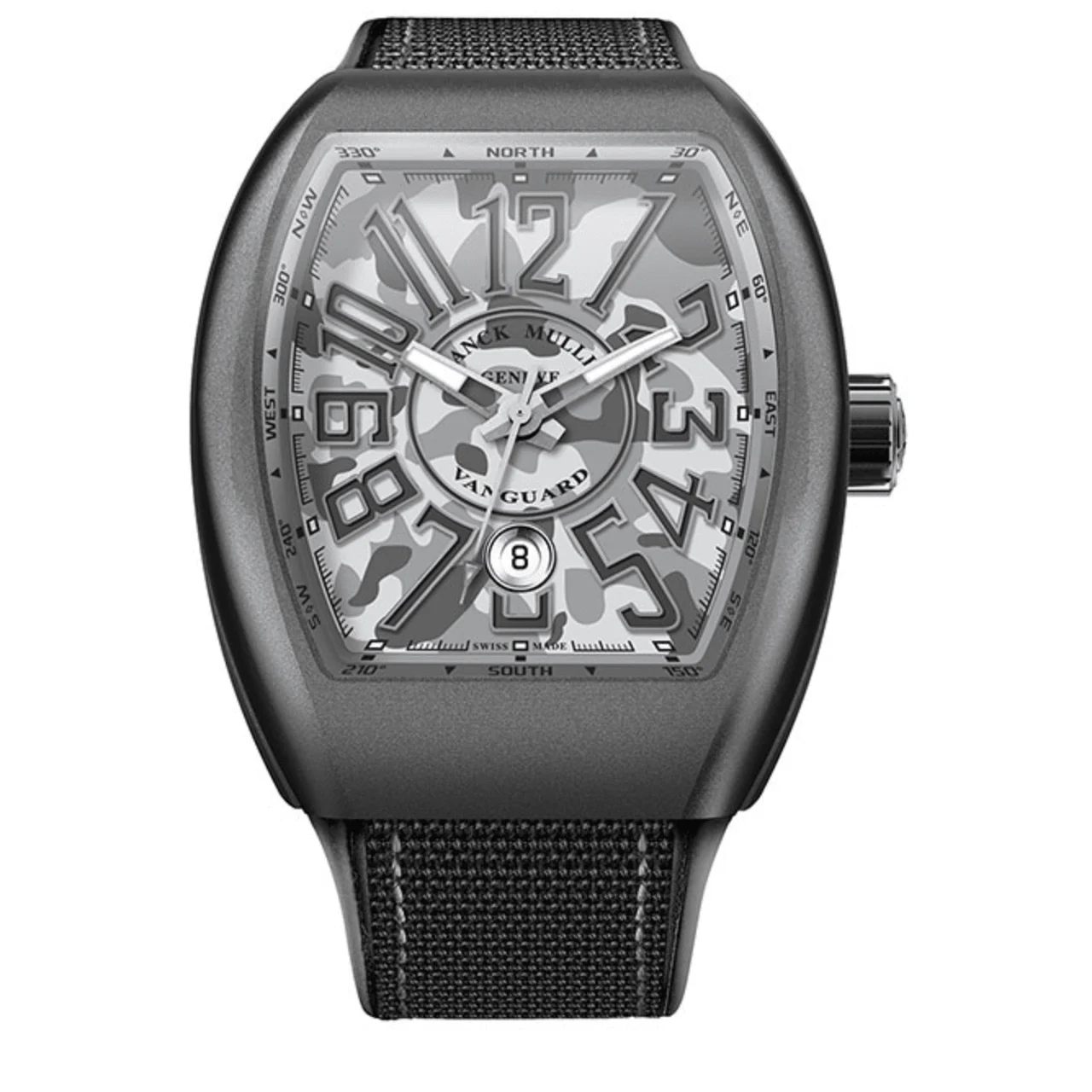 Franck Muller Vanguard V 45 SC DT CAMOU MC TT 44 mm kol saati
