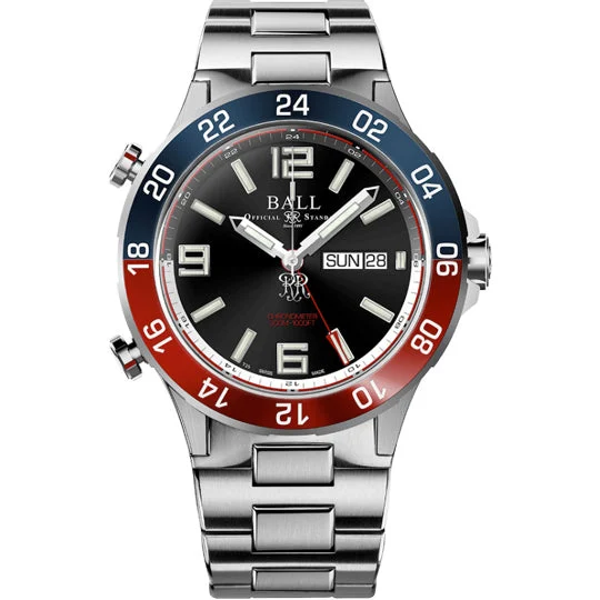 Ball Roadmaster Marine GMT Black Dial 42mm DG3222A-S1CJ-BK kol saati