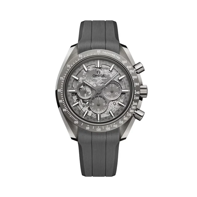 OMEGA Speedmaster Grey Side of the Moon Grey Ceramic 44.25mm - Grey on Rubber Strap O31092