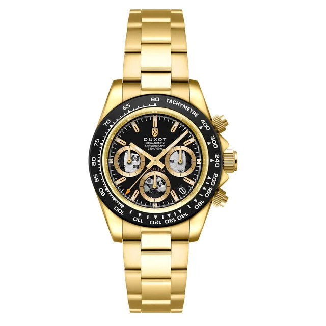 Duxot Accelero Chronograph Skeleton Edition Dark Opulence #DX-2065-EE kol saati