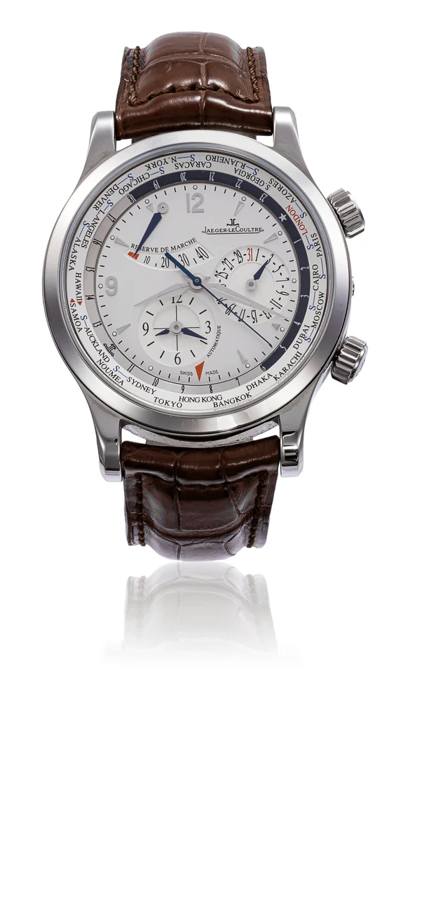 Jaeger-Lecoultre JAEGER-LECOULTRE REF. 146.8.32.S, GEOGRAPHIC, STEEL kol saati