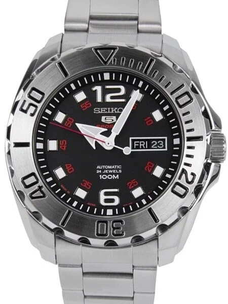 Seiko Sports Automatic Sport Dive Watch with Black Dial #SRPB33J1 46 mm kol saati