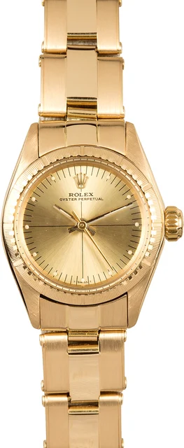 Rolex Oyster Perpetual 6724 Yellow Gold 67283 kol saati