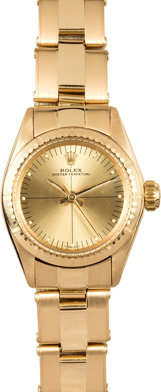 Rolex Oyster Perpetual 6724 Yellow Gold 67283 kol saati
